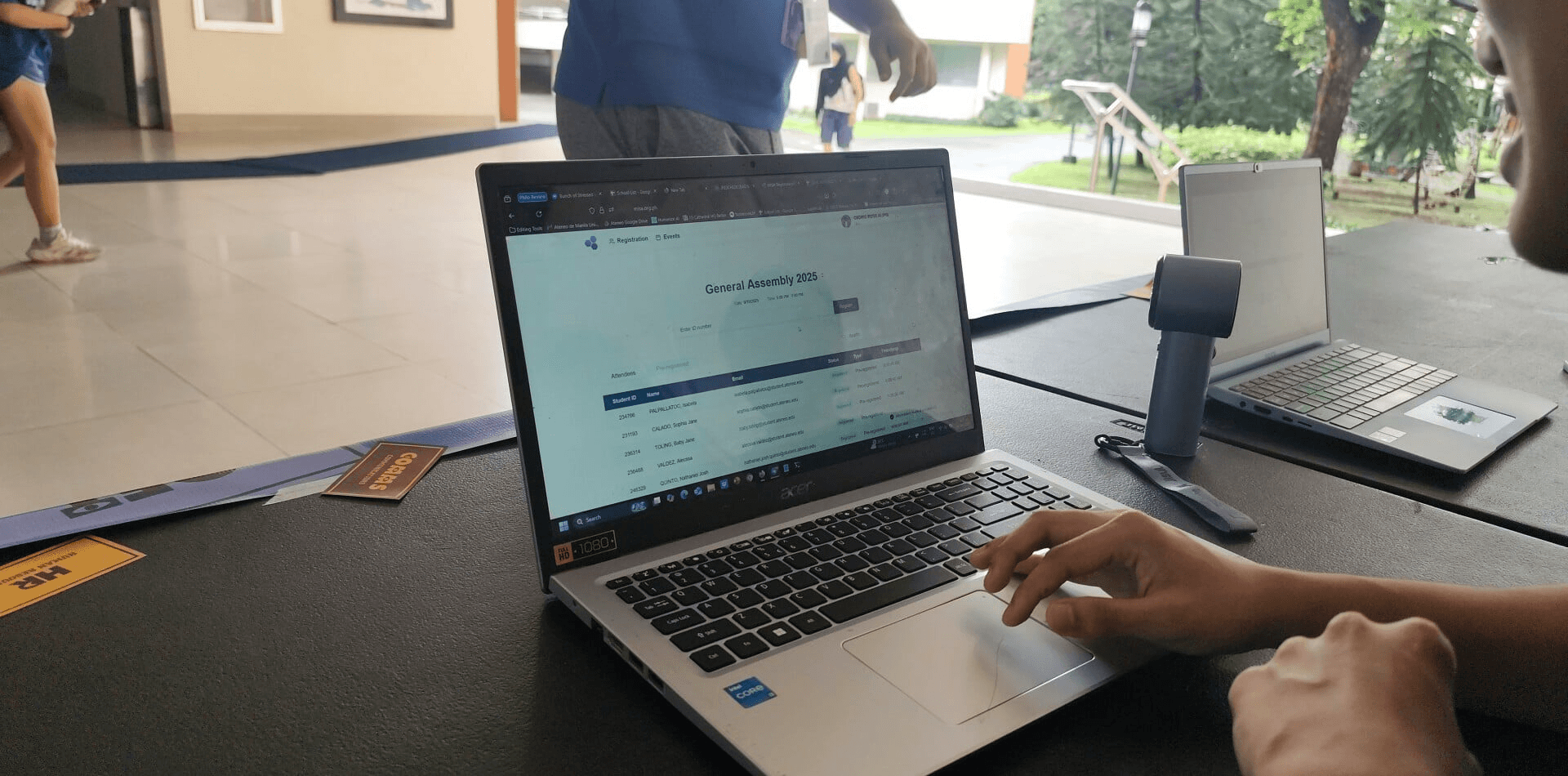 MISA's Event Registration System